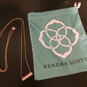 Rose Gold Mackenzie Kendra Scott Necklace